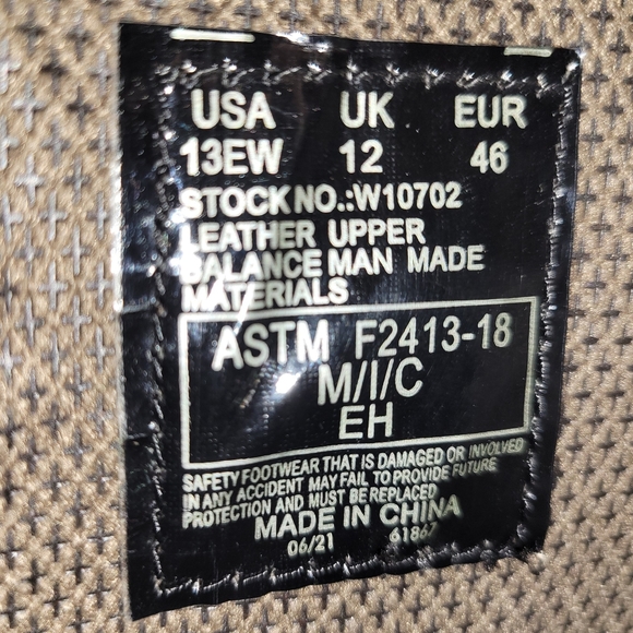 EUC! Wolverine Men's Rancher Square-Toe Steel-Toe Wellington Work Boots US 13 EW - Picture 7 of 10